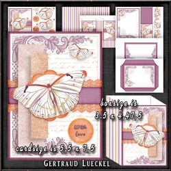 Spring is coming Card Kit with envelope and a little box 1400
