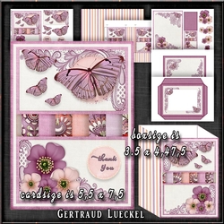 Spring is coming Card Kit with envelope and a little box 1401