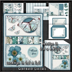 Spring is coming Card Kit with envelope and a little box 1403