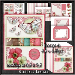 Spring is coming Card Kit with envelope and a little box 1404