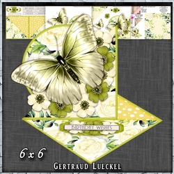 Beautiful Butterfly and Flower Easel with a Twist 1432
