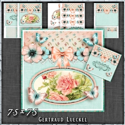 Vintage Shabby Pastell card kit set 1477