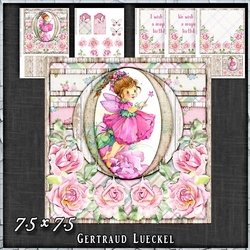 Vintage Shabby Fairy card kit set 1479