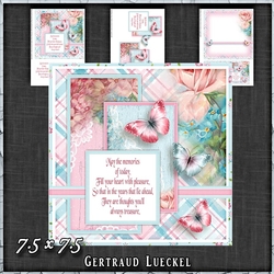 Vintage Shabby Floral Card Kit 1483