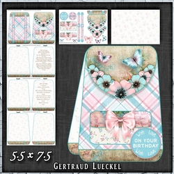 Backpack Shaped Card Kit 1492