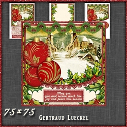 Vintage Christmas Classic  Card Kit 1513