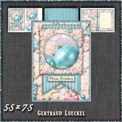 Vintage Christmas Modern Card Kit 1515