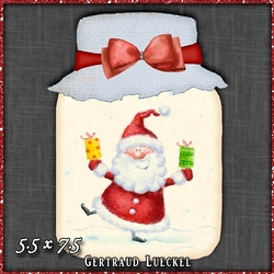 Mason Jar Shaped Card 1524