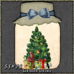 Mason Jar Shaped Card 1525