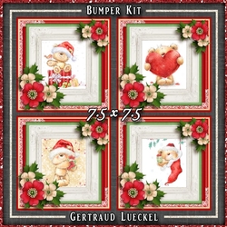 Beary Christmas Is Coming Bumperkit Red 1528