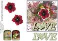 Love Cardtopper 6 x 6 Green 148