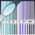 10 x A4 Backgroundpaper Stripes and Laces 113
