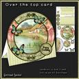 Round Over the Top Card Green 200