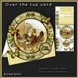 Round Over the Top Card Olive 201