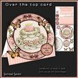 Happy Birthday Round Over the Top Fold Card 207