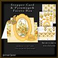 Stepper Card Yellow White Daffodils 217