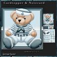 Cardtopper with Notecard Baby Boy 234