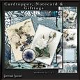 Cardtopper 7x7 with Inlet Blue Flower 238