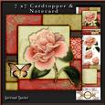 Cardtopper with Inlet Smell the Roses 248