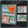 Cardtopper with Inlet All About Flowers 263