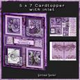 Cardtopper with Inlet All About Flowers 265