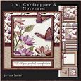 Cardtopper Red Butterfly 276