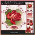 Cardtopper Flowers for the Heart 280