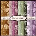 12 x A4 Backgroundpaper Allover Roses 2 138 A