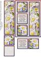 Cardtopper Purple Aster 314