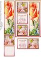 Cardtopper Orange Rose 316