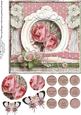 Cardtopper Singlesheet Flowers in a Frame 111