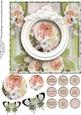 Cardtopper Singlesheet Flowers in a Frame 112