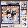 Cardtopper All About Pansy Orange 391