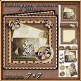 Cardtopper Soft Vintage in Brown 392