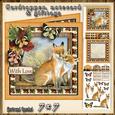 Cardtopper Back to Nature Fox 398