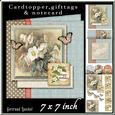 Cardtopper Soft Color Vintage Roses 429