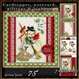 Cardtopper with Large Highbox Christmas Snowman 469