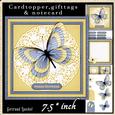 Cardtopper Large Yellow Blue 494