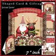 Shaped Card Seasons Greetings 505