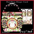 Handbag Shape Card Kit Naughty or Nice 125