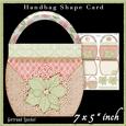 Handbag Shape Card Kit Noel Soft Green 132