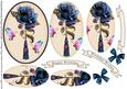 Oval Pyramage Blue Velvet Rose 102