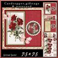Cardtopper Red Roses 567
