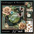 Cardtopper Rose Romantic 629