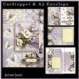 Cardtopper with Matching Envelope Pansy Lilac 632