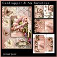 Cardtopper with Matching Envelope Chrysanthemum 637