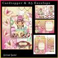 Cardtopper with Matching Envelope Happy Birthday 718