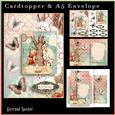 Cardtopper with Matching Envelope for Santa 722