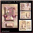Cardtopper with Matching Envelope Magenta 733