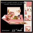 Easelcard with a Swing Pink 736